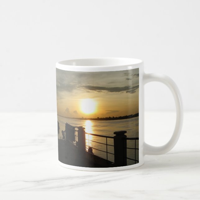 Mug Coucher du soleil du Mékong ... Nong Khai, Isaan,  (Droite)