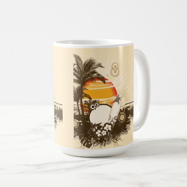 Mug Coucher du soleil - Mug, Coupe (Devant droit)