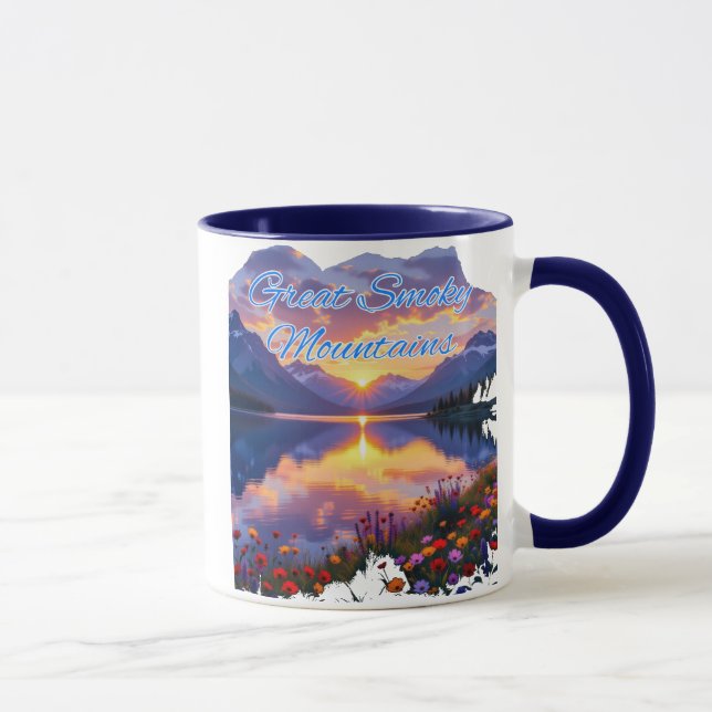 Mug Couchers de soleil des Great Smoky Mountains (Droite)