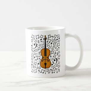 Mug Coucou Avec Notes Musicales, Enseignant De Musique