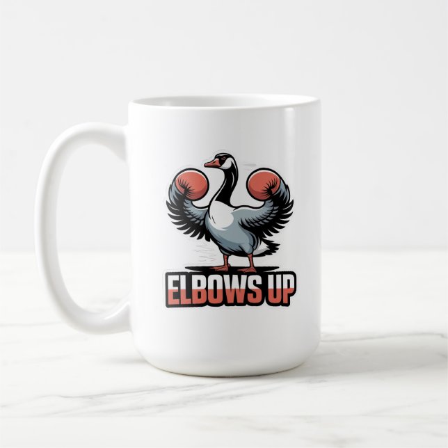 Mug Coudes vers le haut - Lutter contre l'oie canadien (Gauche)