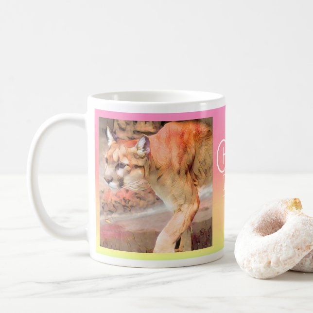 Mug COUGAR [Classic Mug] (Avec donut)