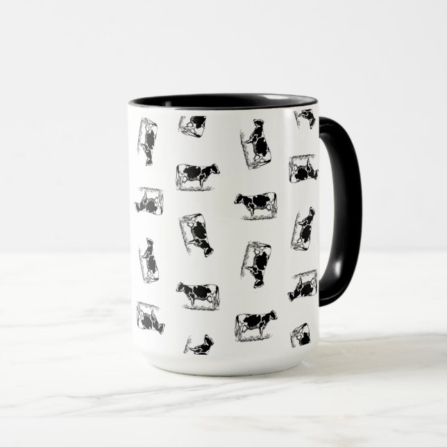 Mug COULEUR ARRIÈRE - PLAN PERSONNALISÉE D'Art classiq (Devant droit)