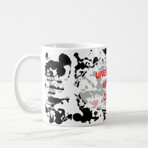 Mug couleur de ma vie / Farbklekse   Encre noire