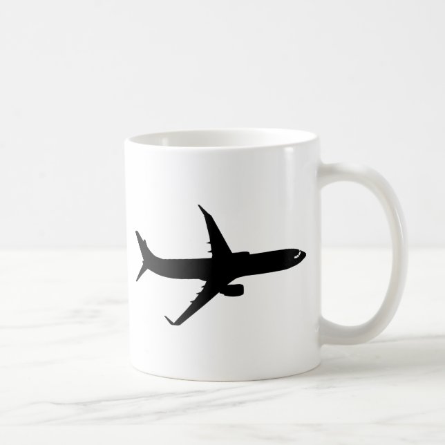 Mug Couleur de personnaliser de vol d'ombre d'avion de (Droite)