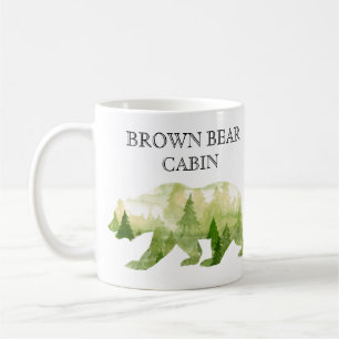 Mug Couleur d'eau personnalisée pour Cabine de montagn