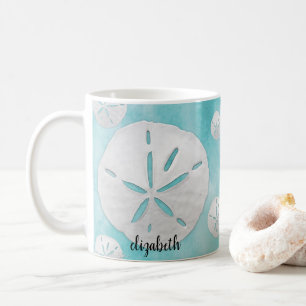 Mug Couleur d'eau turquoise de sable tropical personna