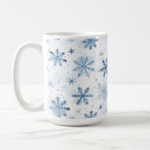 Mug Couleur d'hiver du flocon de neige
