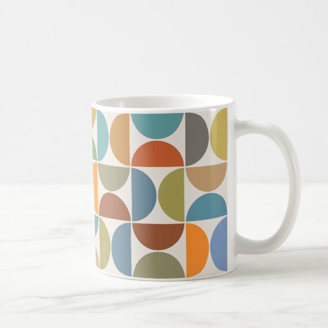 Mug Couleur du Motif des cycles MCM sur la crème (Droite)