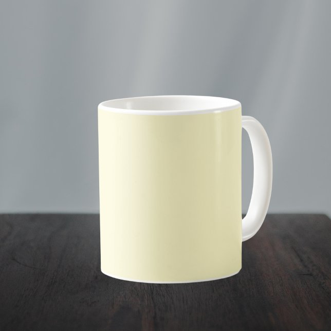 Mug Couleur solide de chiffon citron (Créateur téléchargé)