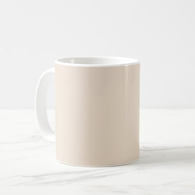 Mug Couleur solide de l'amande (Devant gauche)