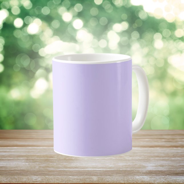 Mug Couleur solide Lavande pâle (Créateur téléchargé)