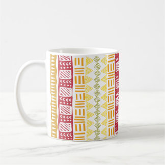 Mug Couleurs de récolte de café Motif africain