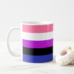Mug Couleurs du drapeau de fluide de genre