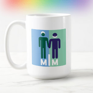 Mug Couleurs fières de gay minimalistes mignons