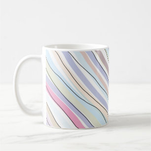 Mug Couleurs Pastel Ondulées