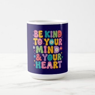 Mug Couleurs Rétro Sois Gentil Avec Ton Esprit Santé M