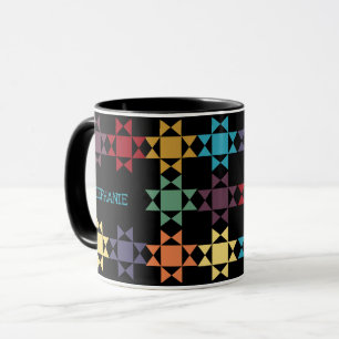 Mug Couleurs vives de la surface composée Amish sur l