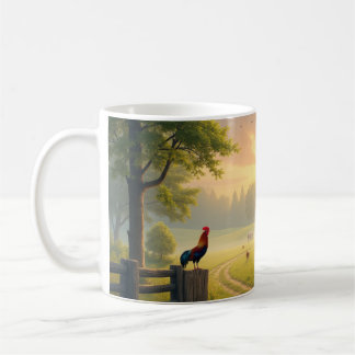 Mug Country Morning Scene