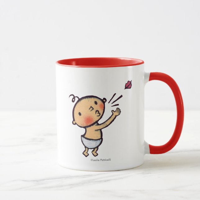 Mug Coup de Leslie Patricelli un bébé de baiser (Droite)