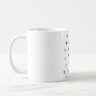 Mug Coupe Alphabet