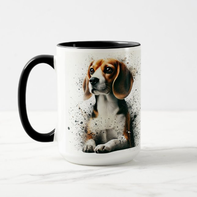 Mug Coupe beagle de café-Mug (Gauche)