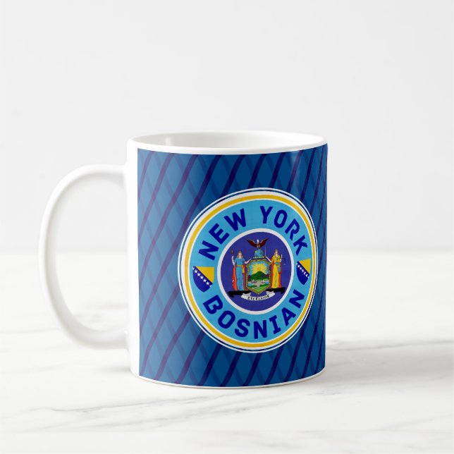 Mug Coupe bosniaque américaine de café de New York (Gauche)