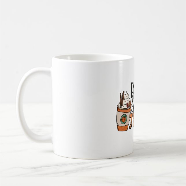 Mug Coupe citrouille de café Junkie (Gauche)