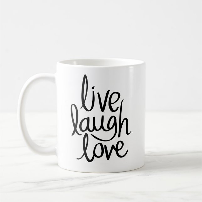 Mug Coupe d'amour de rire en direct (Gauche)