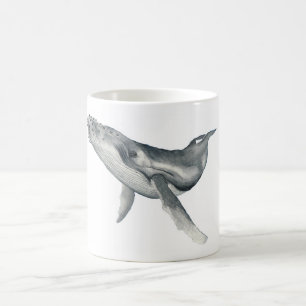 Mug Coupe d'aquarelle de baleine à bosse