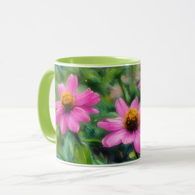 Mug Coupe d'art de la Musique du Jardin Rose (Devant gauche)