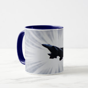 Mug Coupe d'art de l'aviation F 15 Fighter Jet