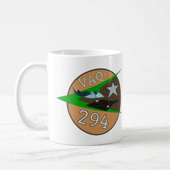 Mug Coupe Dauphin Wars VAQ-294 Coffee (Gauche)