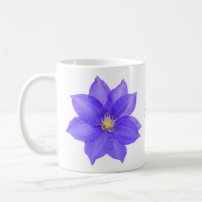 Mug Coupe de café Clematis violet (Gauche)