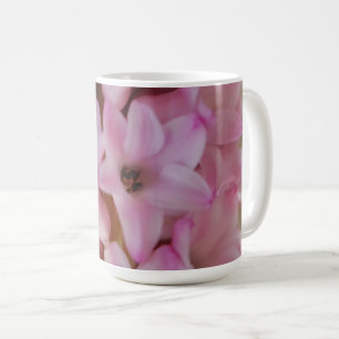Mug Coupe de café en pâte de fleur de jacinthe rose
