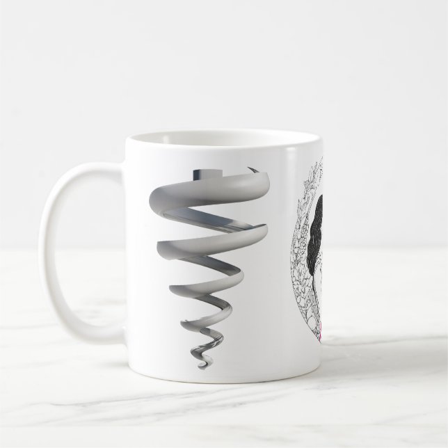 Mug Coupe de café nouveau style (Gauche)