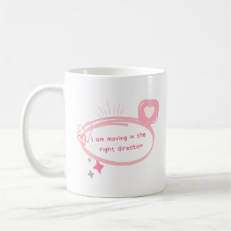 Mug Coupe de café texturé rose mignonne