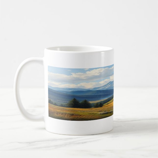 Mug Coupe de céramique Paysage (Gauche)
