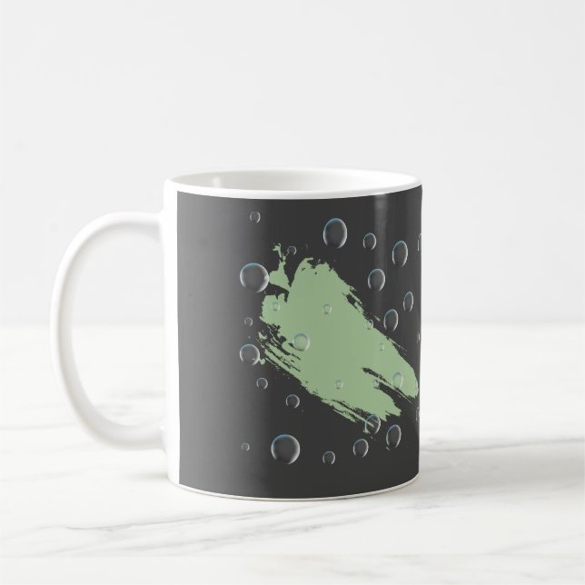 Mug Coupe de conception de bulles (Gauche)