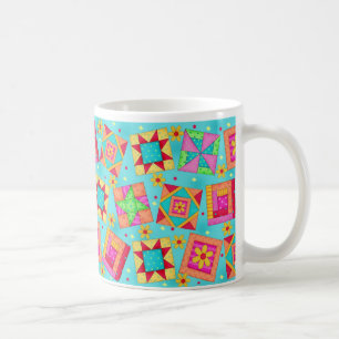 Mug Coupe de conception de surface à matchs turquoise