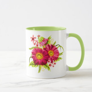 Mug Coupe de design de fleurs de jardin enchantées