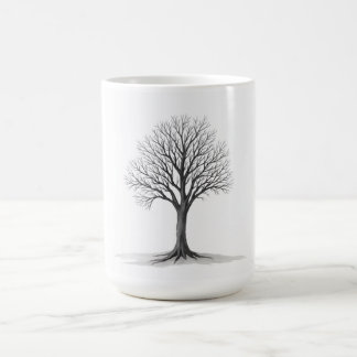 Mug coupe de peinture en bois