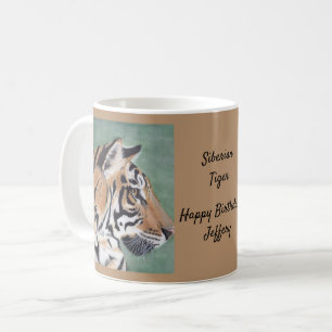 Mug Coupe de thé au café TIGER Aquarelle originale