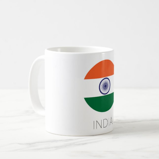 Mug Coupe d'Inde de café (Devant gauche)