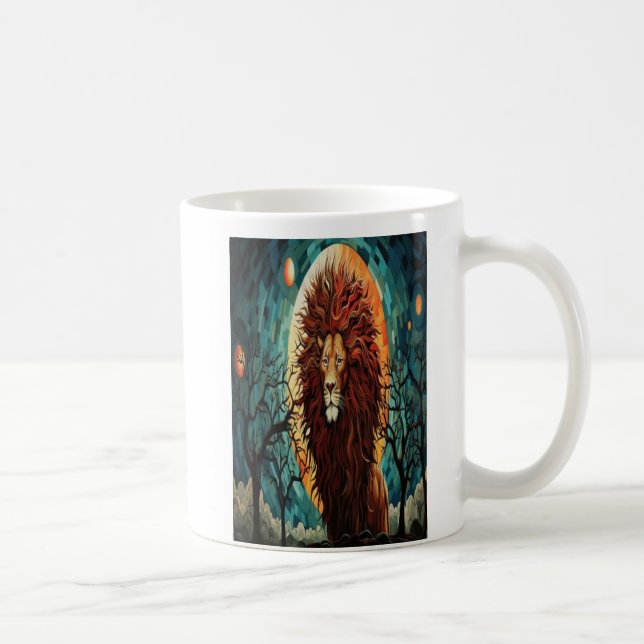 Mug Coupe du roi de la jungle de lion (Droite)
