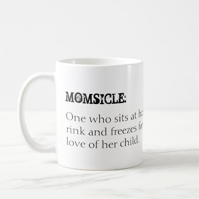 Mug Coupe Momsicle Hockey MOM (Gauche)