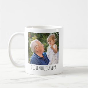 Mug Coupe photo personnalisée Texte personnalisé Grand