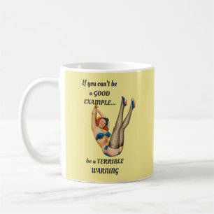 Mug Coupe Retro Pin-up Girl Funny Coffee Cup des année