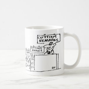 Mug Couper des remarques dans une Boutique matérielle