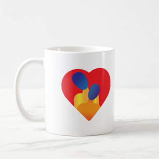 Mug Couple Abstrait